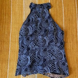 Cynthia Rowley High Neck Blouse